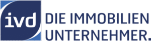 Logo des IVD Immobilienverband Deutschland, der Immobilienunternehmer vertritt.