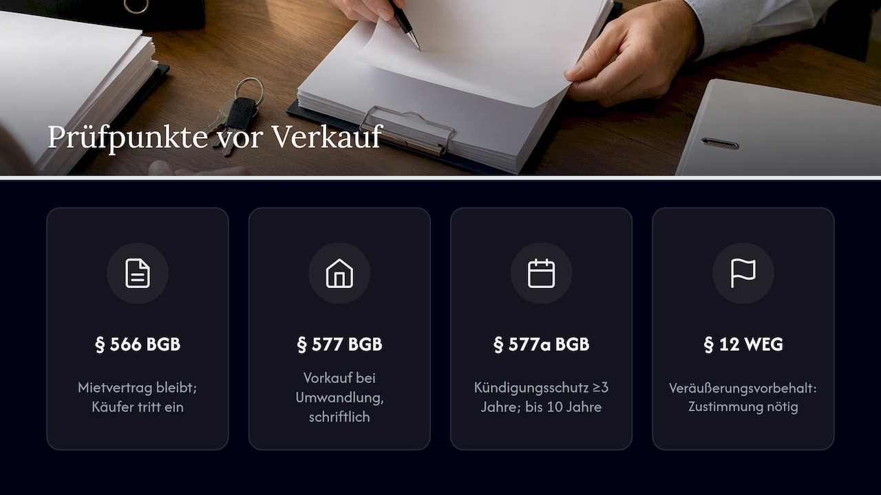 Rechtliche Aspekte beim Verkauf einer Wohnung
