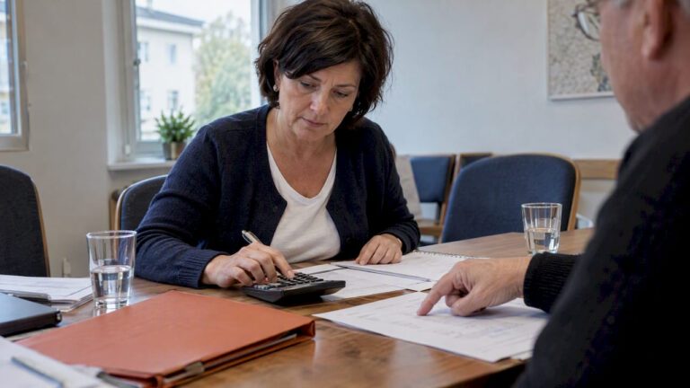 Die Eigentümerin berechnet die Instandhaltungsrücklage